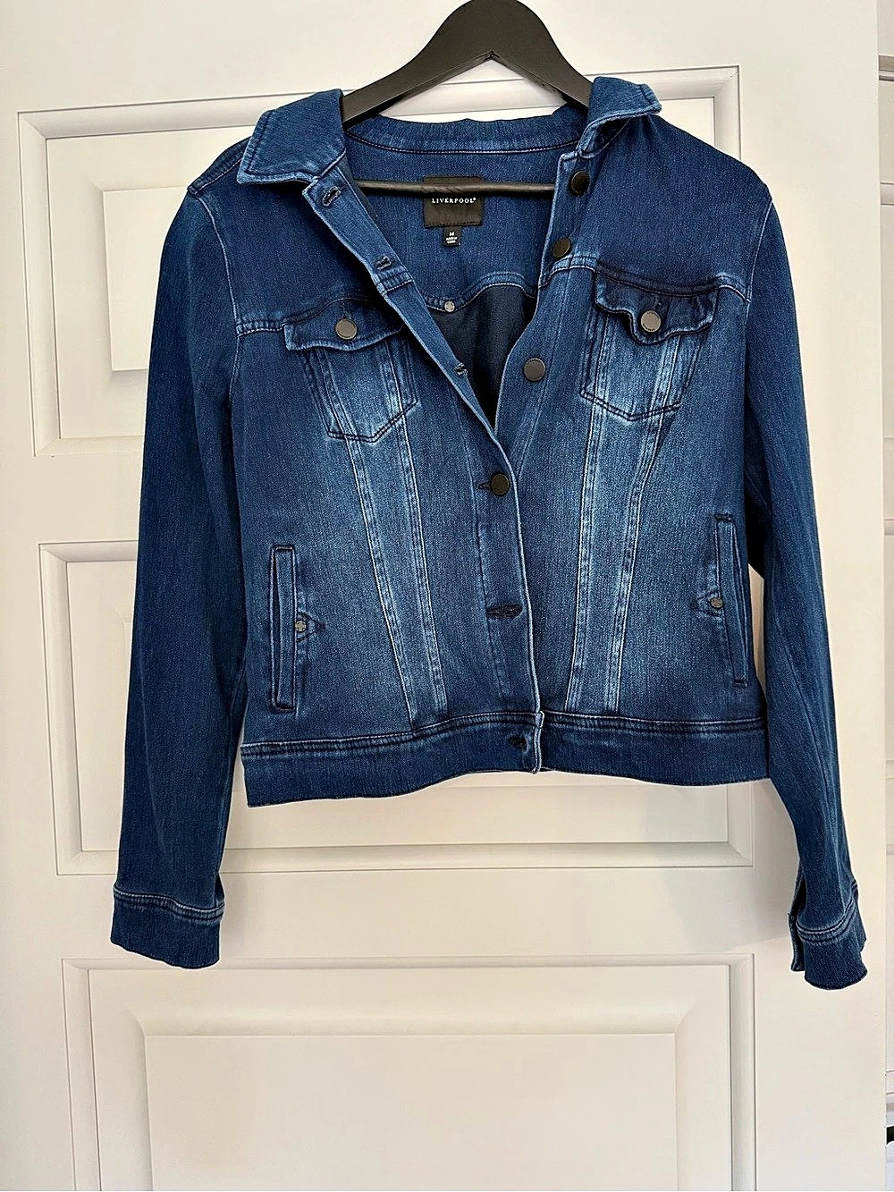 Liverpool Women's Denim Jacket Size Medium Like New